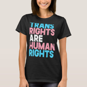 Trans Recht sind Menschenrechte Transgender LGBTQ T-Shirt