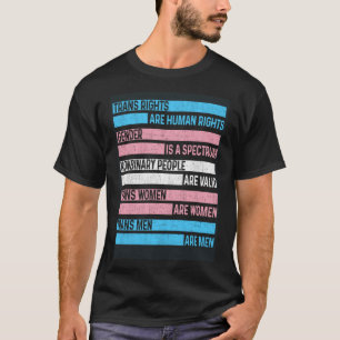 Trans-Rechte sind Menschenrechte Geschlecht ist ei T-Shirt