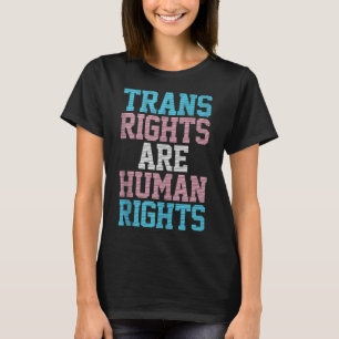 Trans-Rechte sind Menschenrechte LGBTQ Transgender T-Shirt