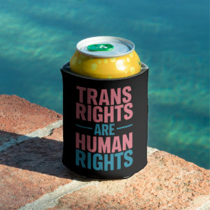 Trans-Rechte sind Menschenrechte Transgender Stolz Dosenkühler