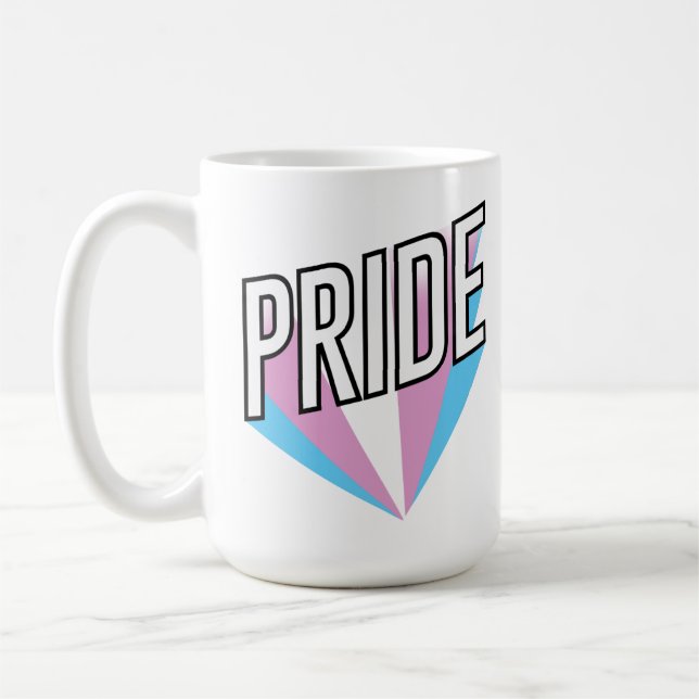 Trans Stolz Explodiert Kaffeetasse (Links)