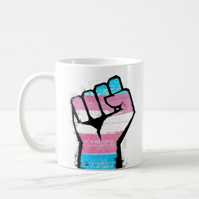 Trans-Stolz-Faust-Kaffeetasse Kaffeetasse (Links)
