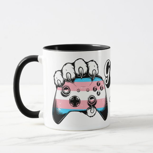 Trans Stolz Game On Tiger Pfote Controller Tasse 2 (Links)