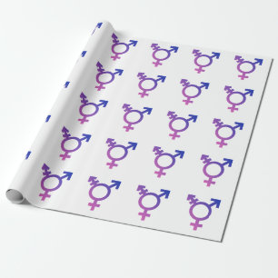 Trans Stolz-Symbol Geschenkpapier