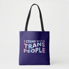 Trans Support Navy Totbeutel Tasche