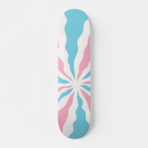 trans Swirl Style Skateboard