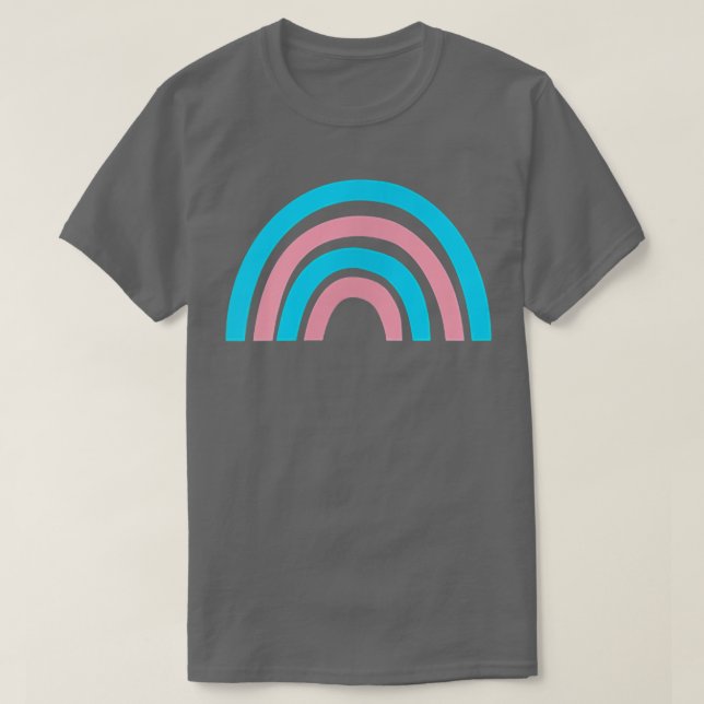 Trans (Transgender) Regenbogen  T-Shirt (Design vorne)