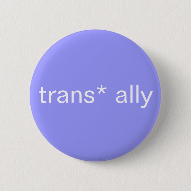 trans* Verbündetknopf Button (Vorderseite)