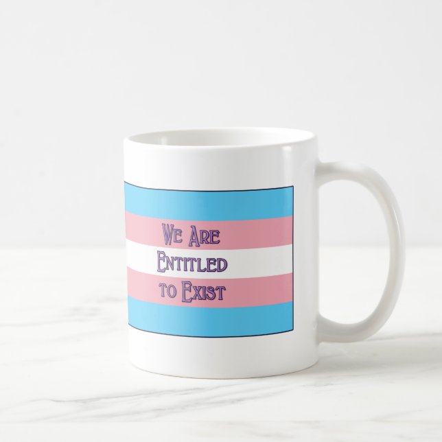 Trans Wir sind... Kaffeetasse (Rechts)