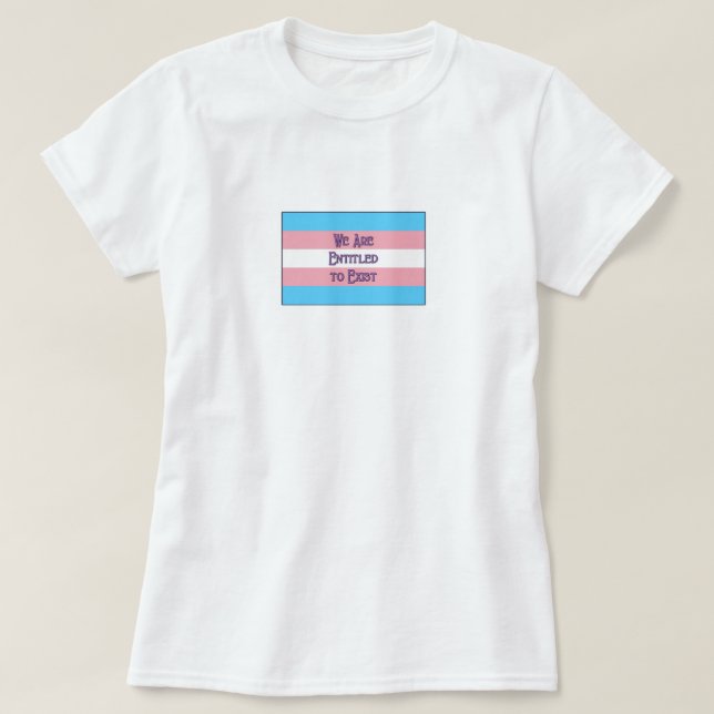 Trans Wir sind... T-Shirt (Design vorne)