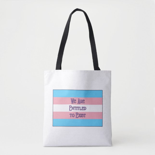 Trans Wir sind... Tasche (Vorderseite)