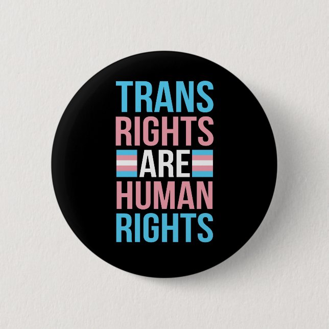 Transatlantische Rechte sind ein Monat des Mensche Button (Vorderseite)