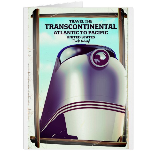 Transcontinental Railroad USA. (Devant)