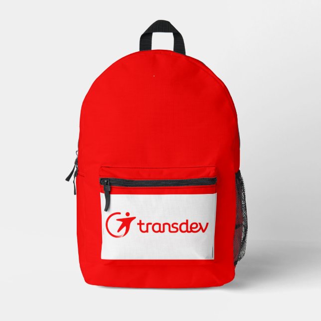 Transdev-Backpack Bedruckter Rucksack (Vorderseite)