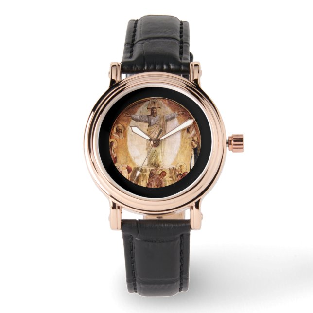 Transendant Christ Risen aus dem Grab Armbanduhr (Vorderseite)