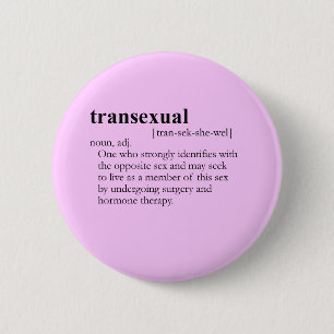 TRANSEXUAL (Definition) Button