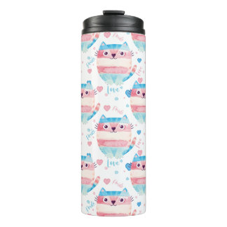 Transexual Pride Liebe ist Liebe, Niedliche Cat LG Thermosbecher
