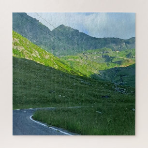 Transfagarasan Alpine Ansicht – Rumänien Bergkunst