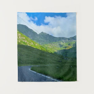 Transfagarasan Alpine Ansicht – Rumänien Bergkunst Wandteppich
