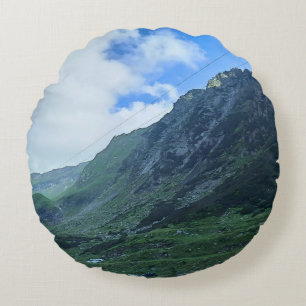 Transfagarasan-Gebirgsstraße - Rumänien Rundes Kissen