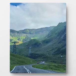 Transfagarasan-Straße – Karpaten-Gebirgsdruck Fotoplatte