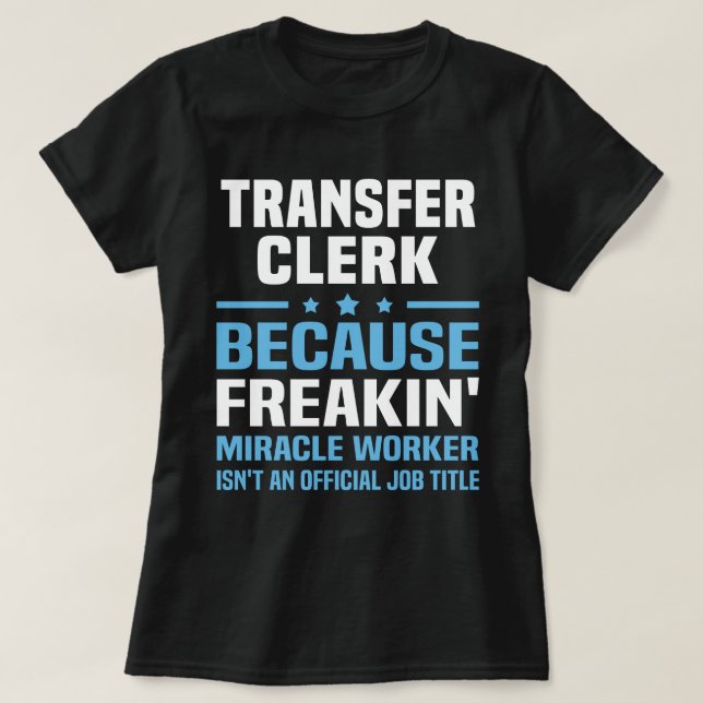Transferbeamte T-Shirt (Design vorne)