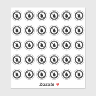 Transfettfreie Hochzeitsplatzkarte Nahrungsmittela Aufkleber