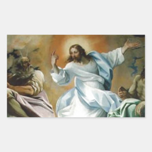 Transfiguration_by_Lodovico_Carracci. Rechteckiger Aufkleber