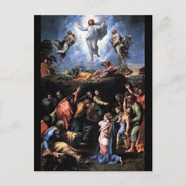 TRANSFIGURATION VON JESUS POSTKARTE (Vorderseite)