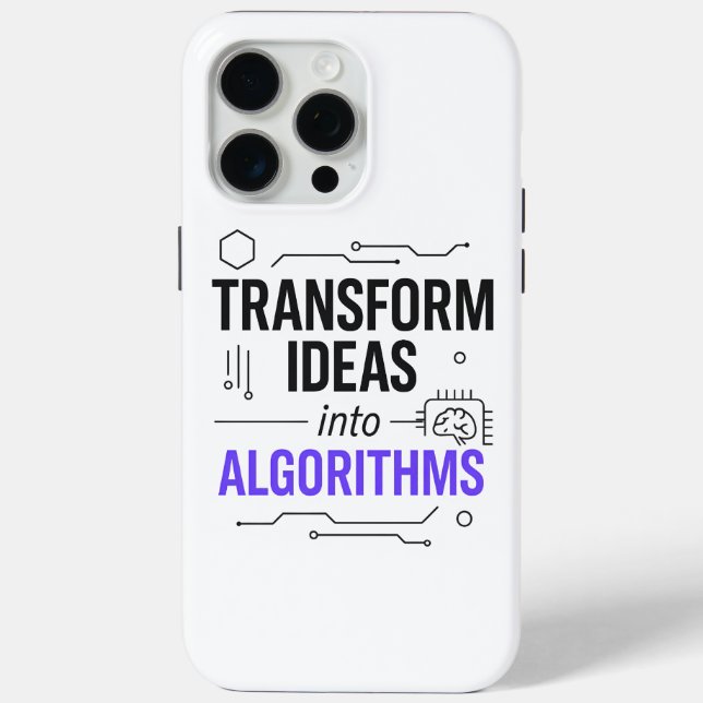 Transform Ideas Algorithm Case | Tech Builder (Rückseite)