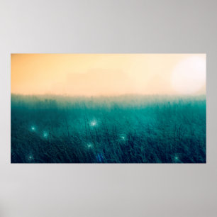 Transformation Grunge Textur Sonne Poster