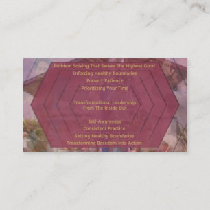 transformationale Führungsqualitäten (w/QR-Code) Visitenkarte