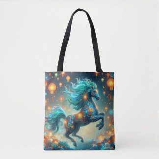 Transformative Teal Horse Tasche