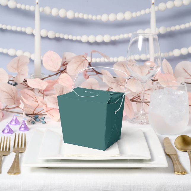 Transformatives Teal Geschenkschachtel (Hochzeit)