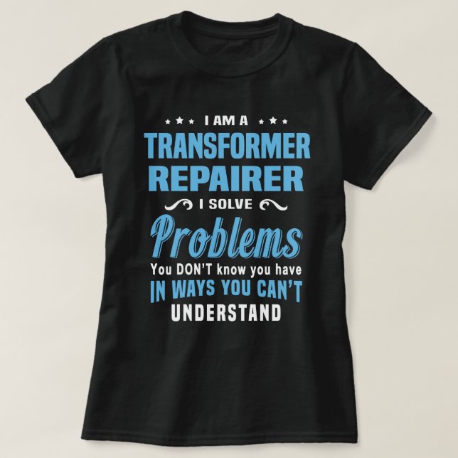 Transformatorenreparatur T-Shirt (Design vorne)