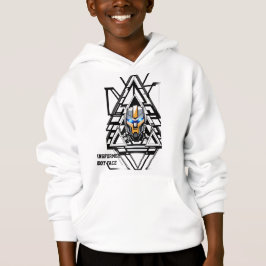 Transformer-Roboterfläche im Dreieck Hoodie