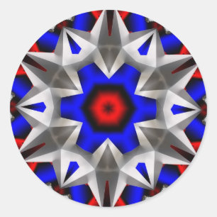 Transformer Star Runder Aufkleber