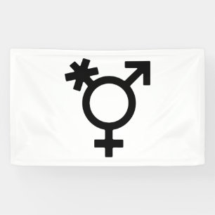 Transgender-Alternatives-Geschlechtssymbol Banner