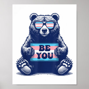 Transgender Be Sie Trans Pride M2f F2m Poster