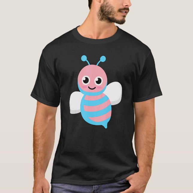 Transgender Bee Transgender T-Shirt (Vorderseite)