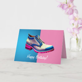 Transgender Birthday, 5" x 7" Faltkarte für den Ge Karte