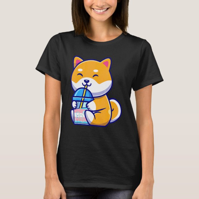 Transgender Corgi Bubble Tee Transgender Corgi Blu (Vorderseite)