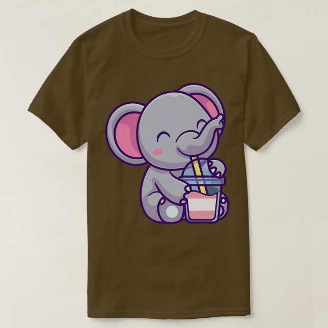 Transgender Elefant Bubble Tee Transgender Elefant (Design vorne)