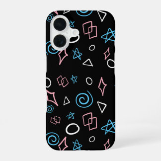 Transgender Farben Formen iPhone 16 Hülle
