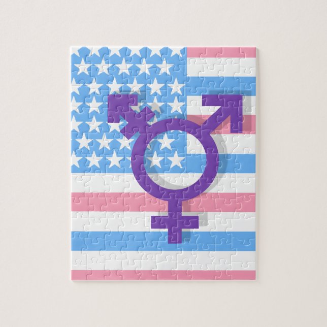 Transgender-Flag (Vertikal)