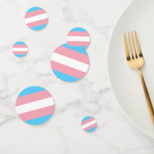 Transgender Flag Confetti, Party, Transgender Konfetti