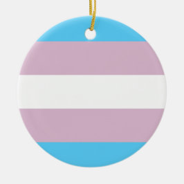 Transgender Flag Keramik Ornamente