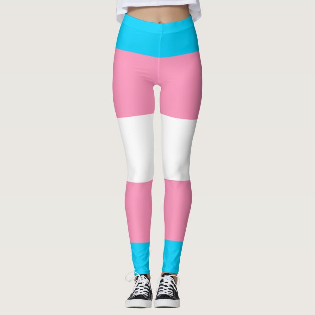  Transgender Flag | LGBTQIA+  Leggings (Vorderseite)