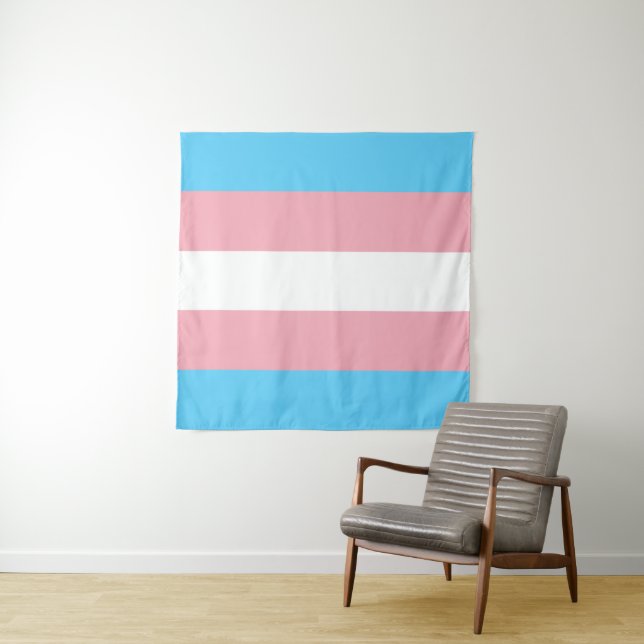 Transgender-Flag-Platz Wandteppich (Beispiel (Horizontal))