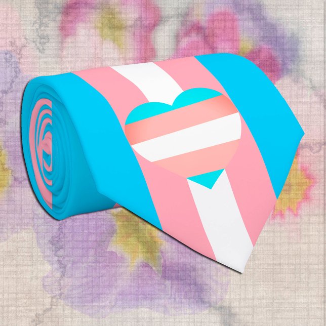 Transgender-Flag & Prix-Community/Geschlechterflag Krawatte (Von Creator hochgeladen)